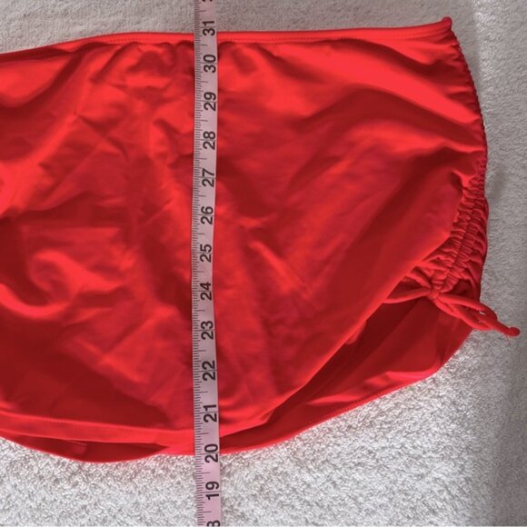 5/$25 George Neon Orange Swim Skirt Bikini Bottom M - Picture 5 of 12